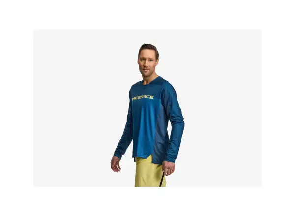 Race Face Diffuse pánsky dres s dlhým rukávom navy