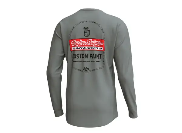Troy Lee Designs Ruckus Ride Tee pánsky dres dlhý rukáv Custom Paint Mid Gray