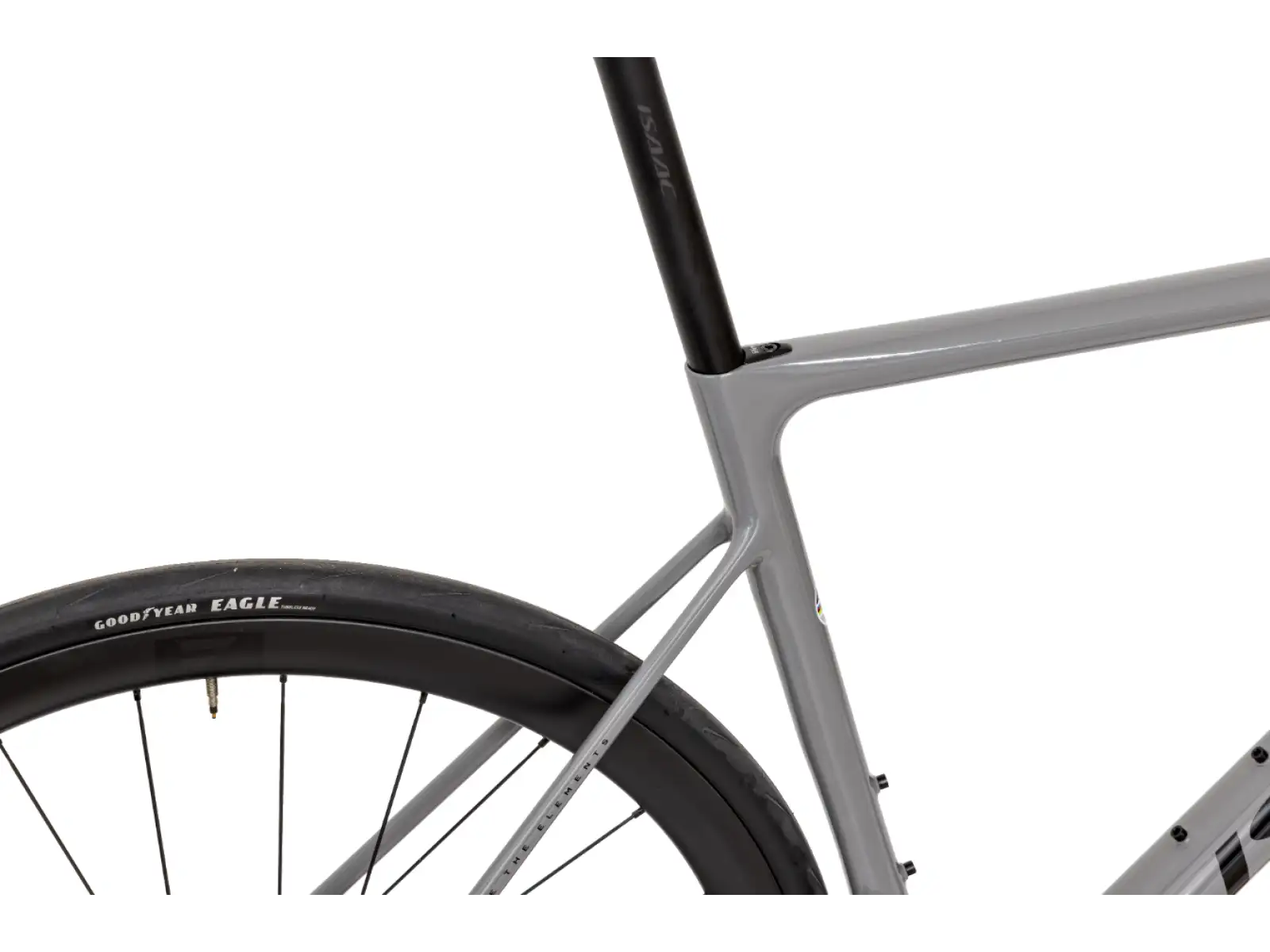 Isaac Element DuraAce Di2 cestný bicykel Granite Grey
