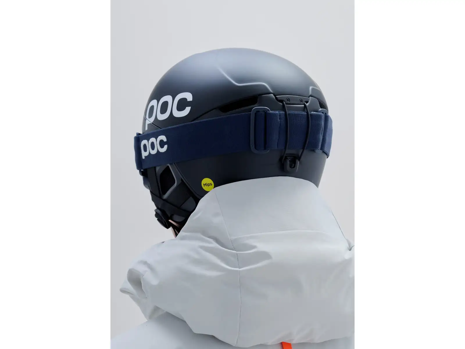 POC Nexal Mid lyžiarske okuliare Apatite Navy/Partly Sunny Navy Blue