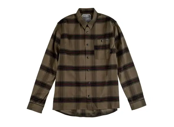 Troy Lee Designs Grind Flannel pánska košeľa Dark Pine.
