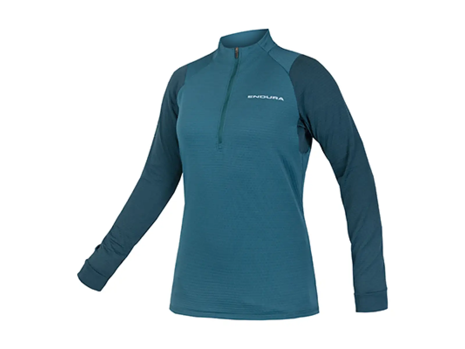Endura SingleTrack Fleece dámsky dres tmavo šedozelená