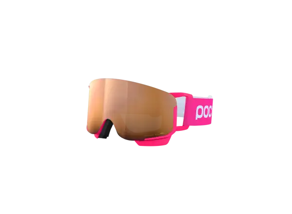 POC POCito Nexal detské lyžiarske okuliare Fluorescent Pink/Partly Sunny Light Orange