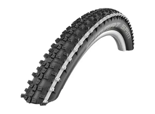 Schwalbe Smart Sam Addix Performance 26x2,25" MTB plášť drôt White Stripes