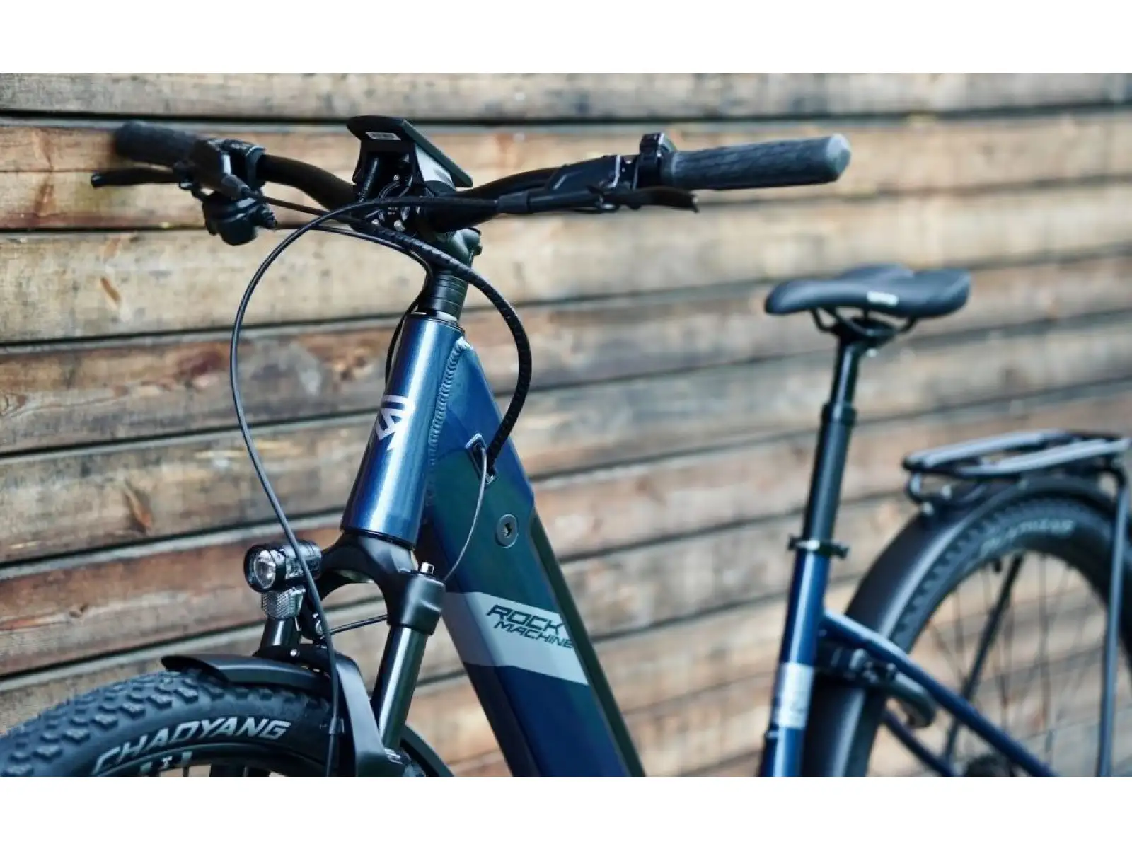 Rock Machine Crossride e450 cross elektrobicykel Gloss Metallic Navy/Silver