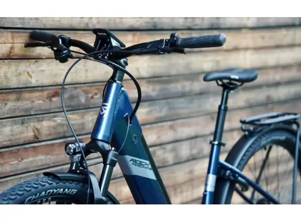 Rock Machine Crossride e450 cross elektrobicykel Gloss Metallic Navy/Silver