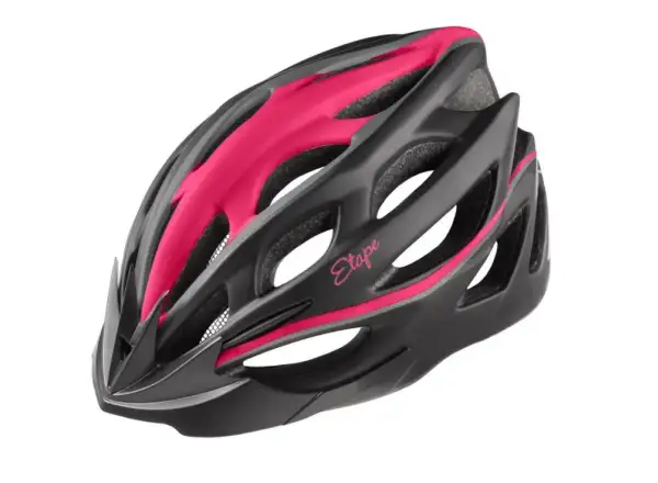 Etape Vesper cyklistická prilba čierna/ružová mat