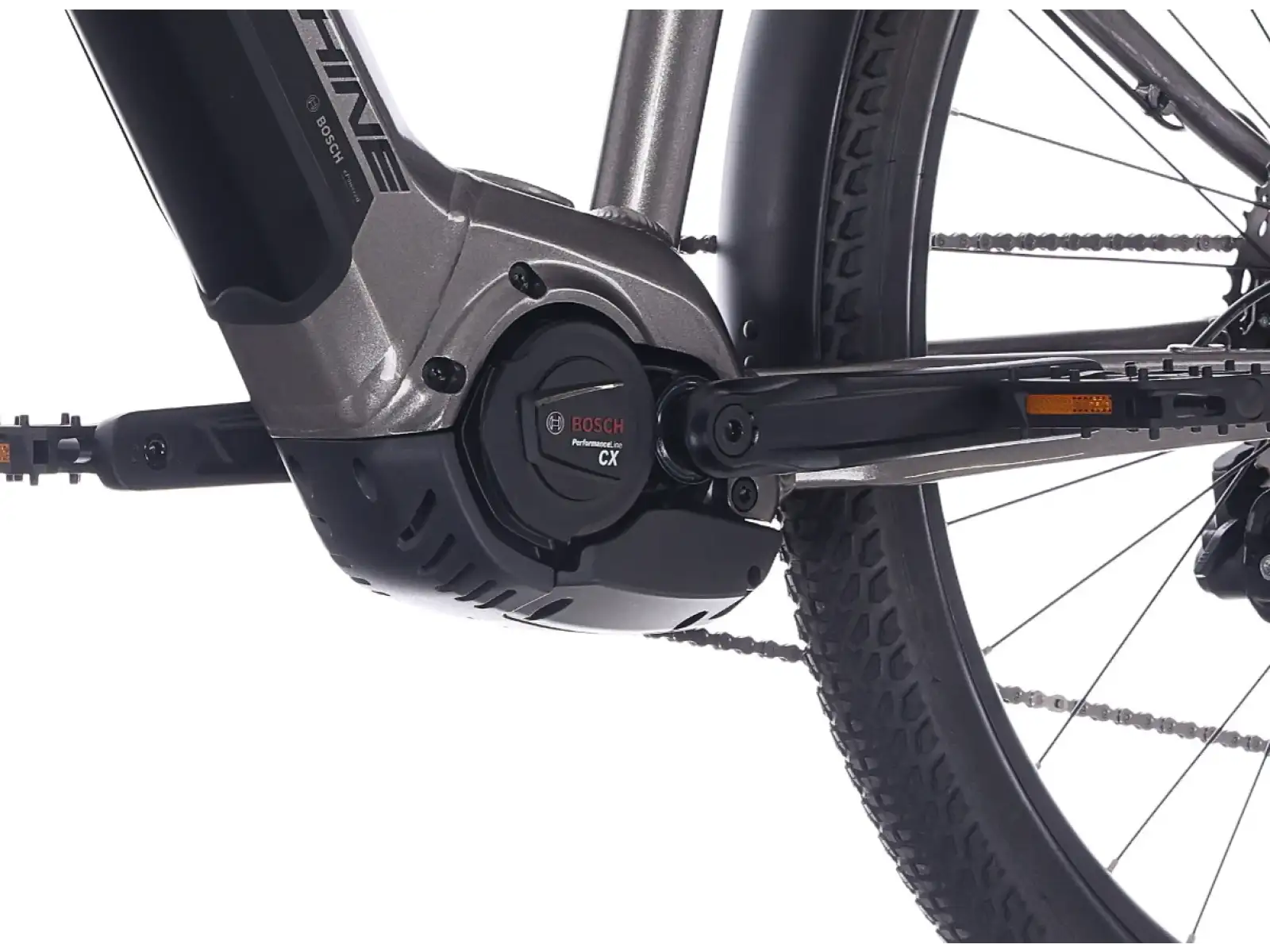 Rock Machine eBlizz B90T horský elektrobicykel Gloss Stone Grey