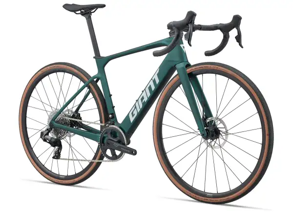 Giant Defy Advanced E+ EL AR cestný elektrobicykel Kelp Forest