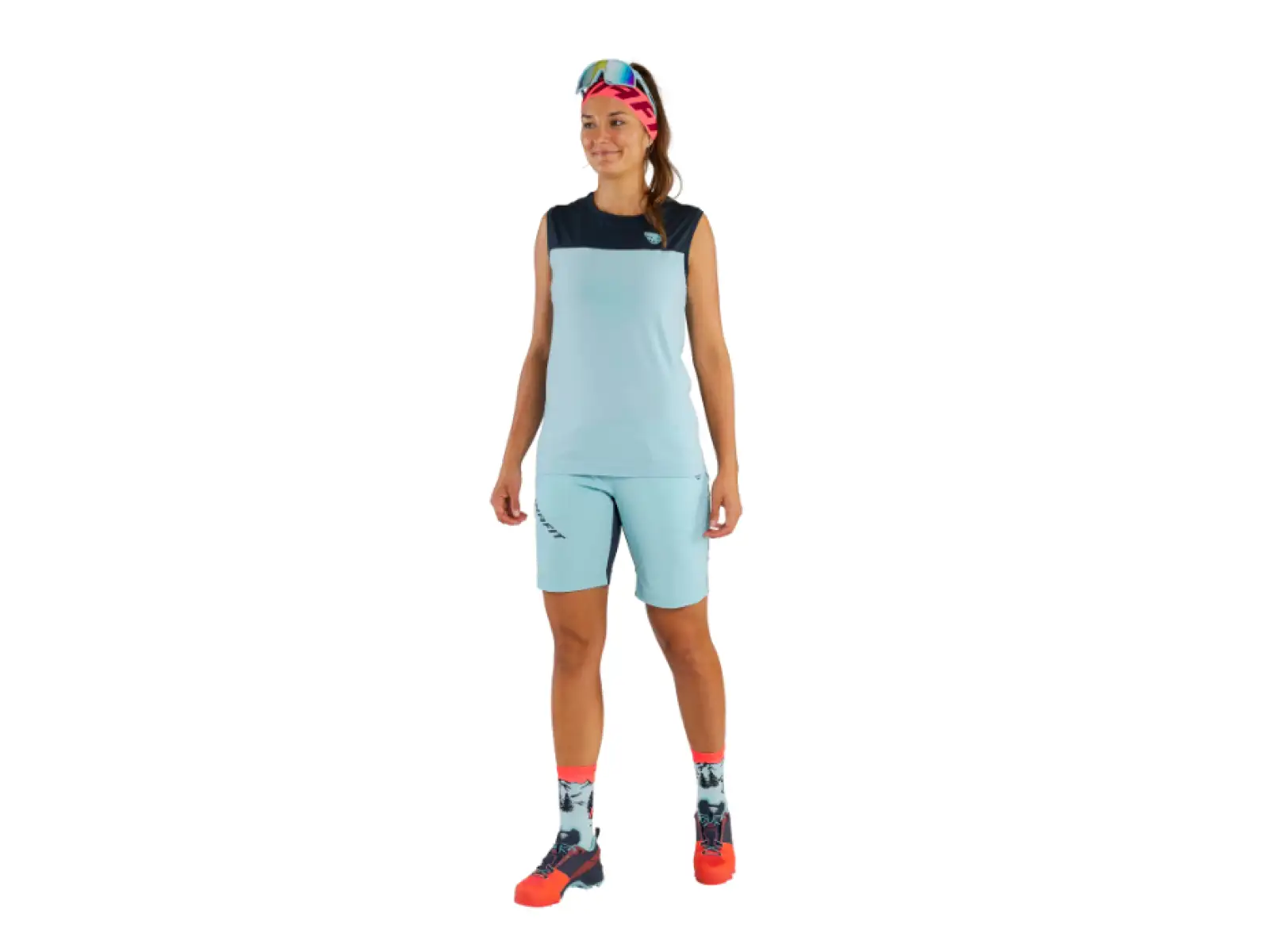 Dynafit Traverse S-Tech dámske tričko bez rukávov Marine Blue/Blueberry