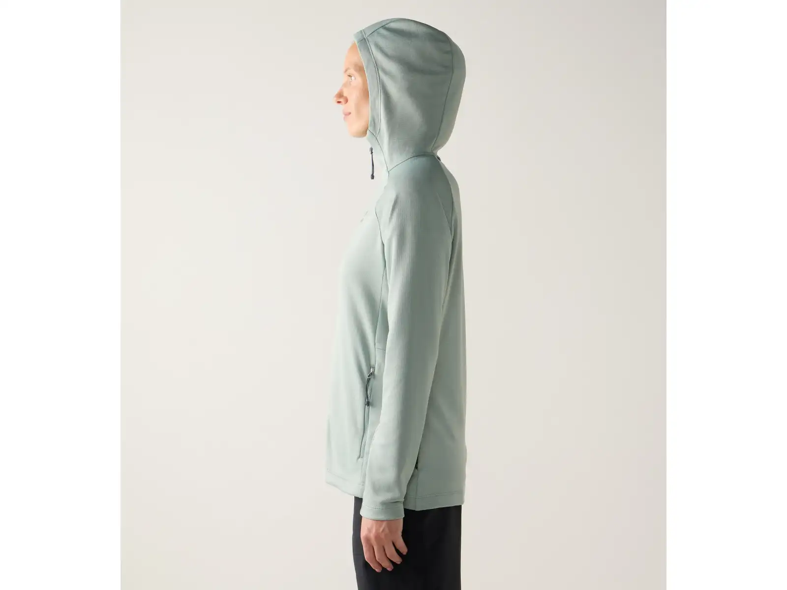 Haglöfs Korp Mid Hood dámska mikina Dew Green