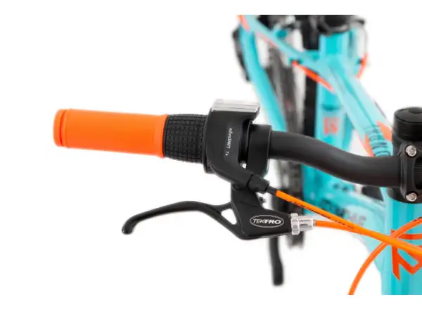 Rock Machine Thunder 20 Gloss Neon Cyan/Black/Orange detský bicykel