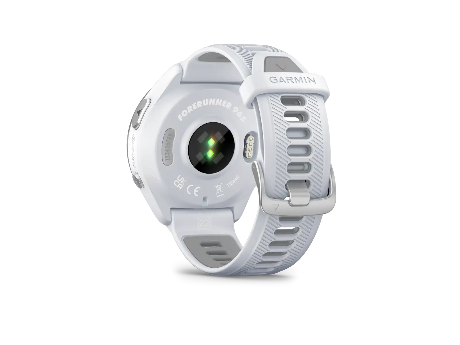 Garmin Forerunner 965 smart hodinky Silver Titan/White