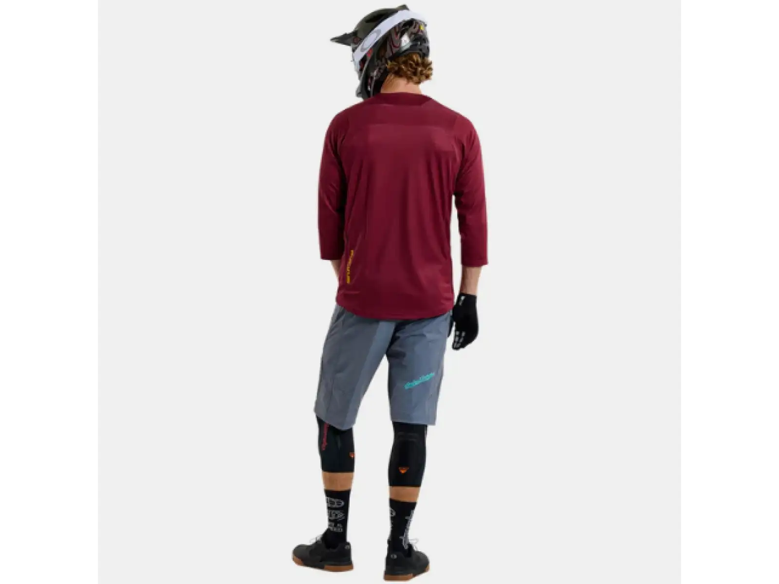 Troy Lee Designs Ruckus Spun pánsky dres 3/4 rukáv Oxblood