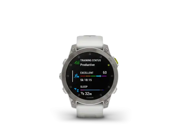 Garmin epix Gen 2 Sapphire Edition smart hodinky Titanium/White