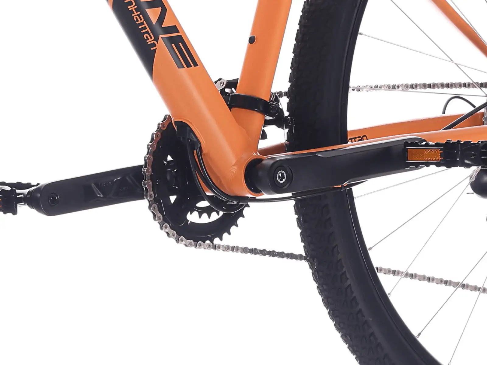 Rock Machine Manhattan 60 horský bicykel Matte Lava Orange