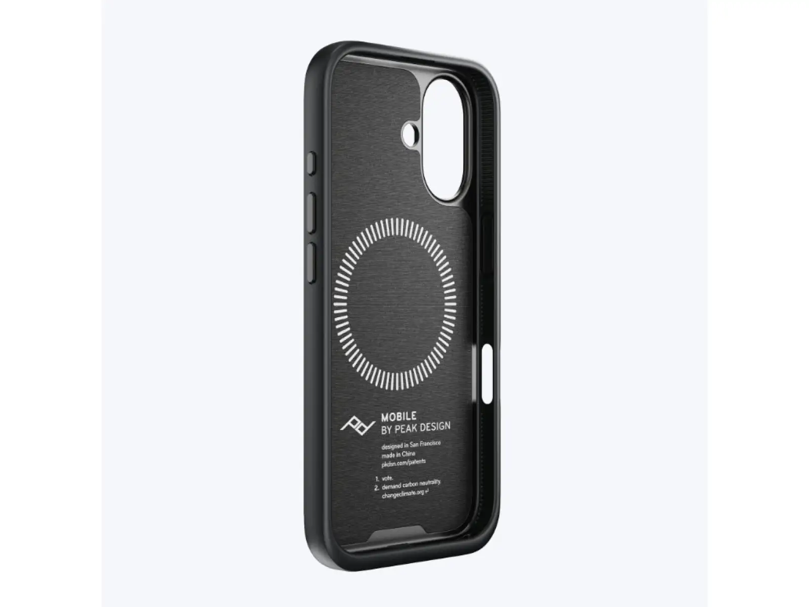 Peak Design Mobile Everyday Fabric Case iPhone 16 obal na mobil Charcoal 