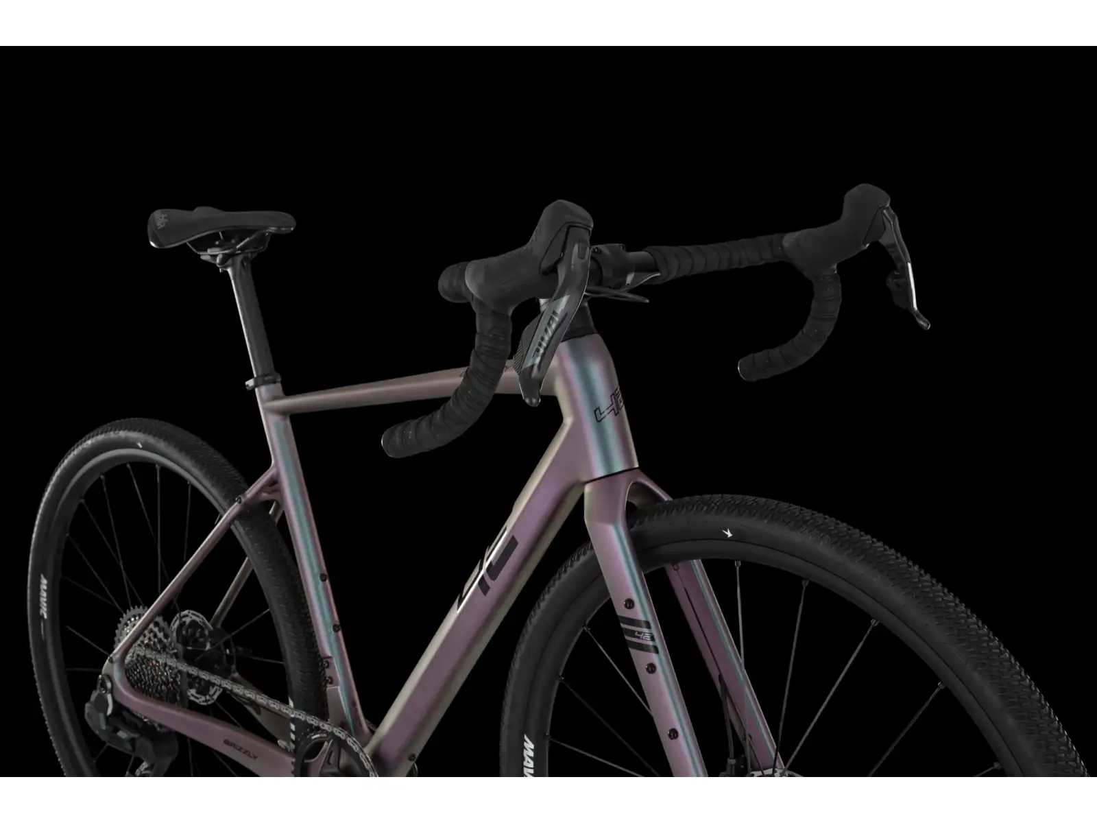 4Ever Grizzly AXS gravel bicykel Titan Rainbow