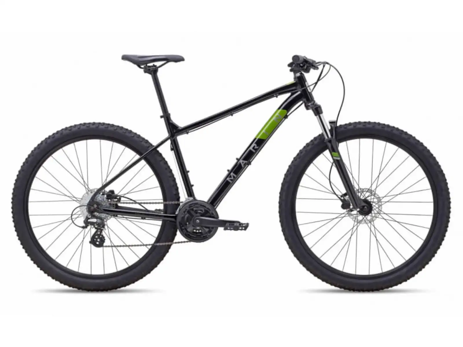 Marin Bolinas Ridge 2 29" horský bicykel čierna/zelená/strieborná