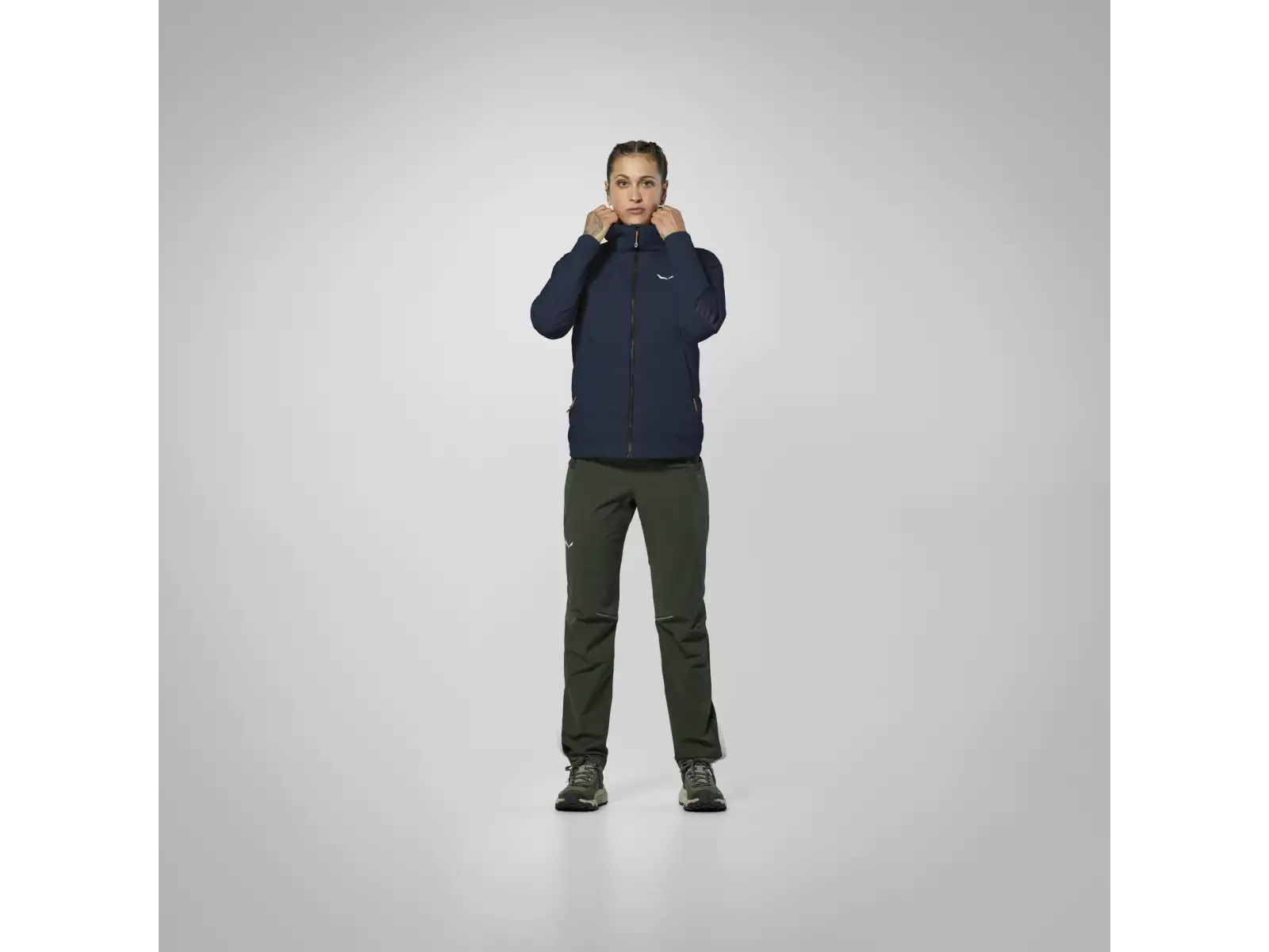 Salewa Pedroc Tirolwool® Air Hybrid dámska bunda Navy Blazer