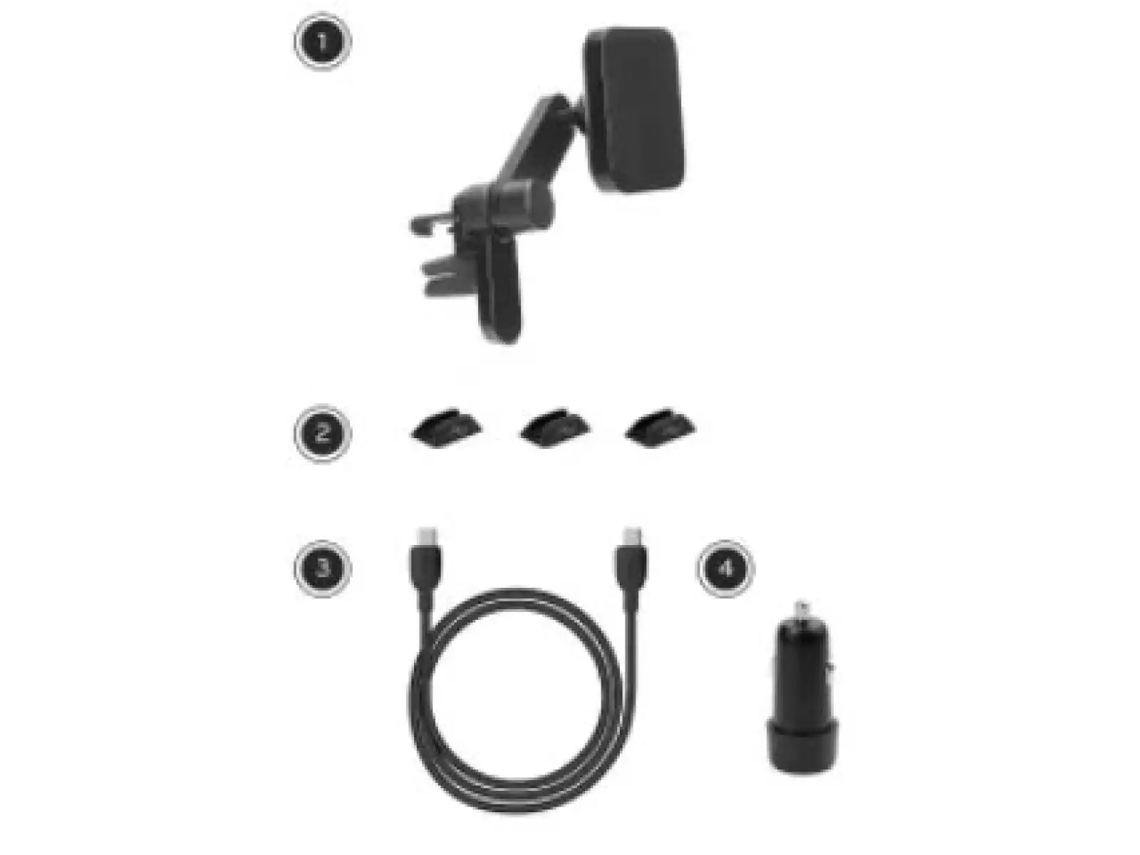 Magnetický držiak telefónu do auta Peak Design Vent Charging Black