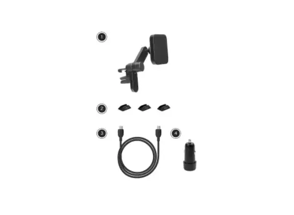Magnetický držiak telefónu do auta Peak Design Vent Charging Black