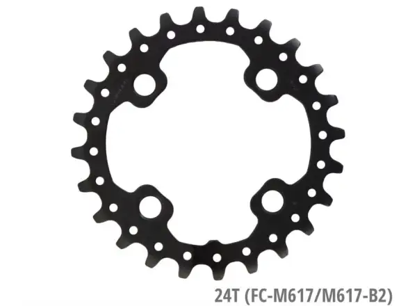 Shimano Deore FC-M617 prevodník 24 zubov (AM/AZ)