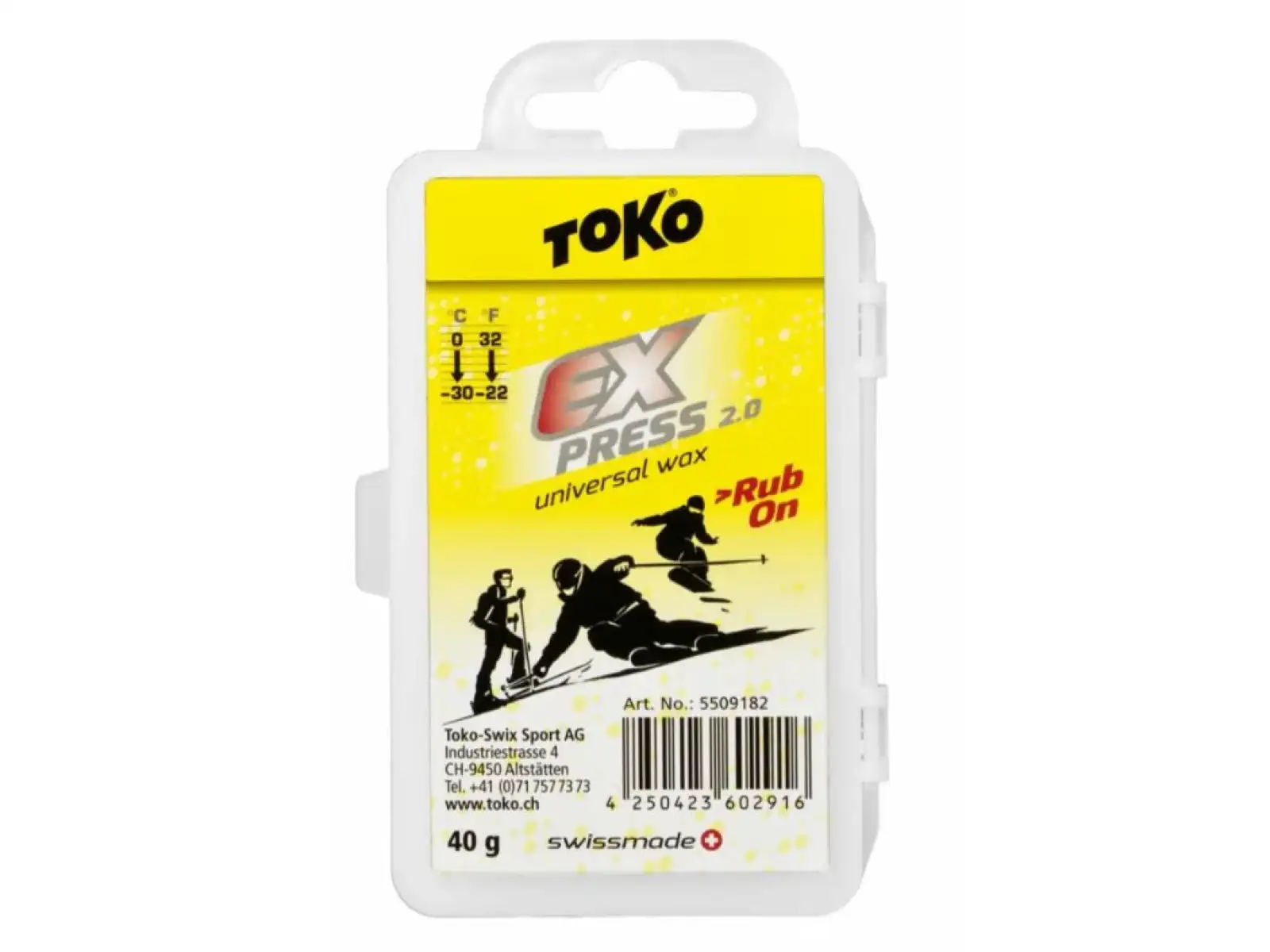 Toko sklzový vosk expess rub 40g