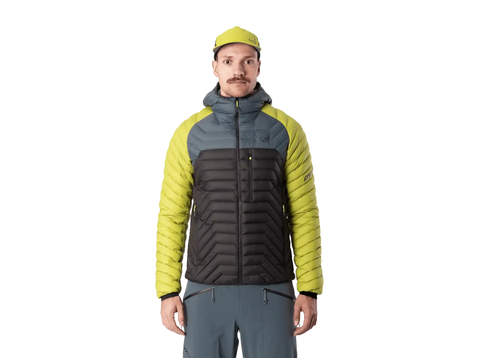 Dynafit Radical RDS Down Hooded pánska bunda Golden lime/0720/0910