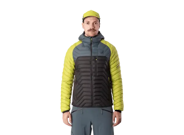 Dynafit Radical RDS Down Hooded pánska bunda Golden lime/0720/0910