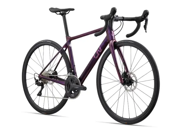 Liv Langma Advanced 2 Disc cestný bicykel chameleon purple
