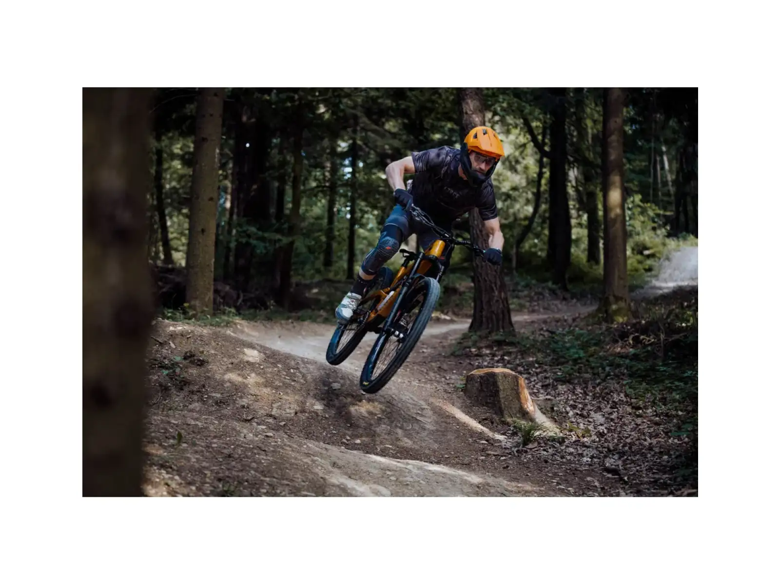 Force MTB Rules pánsky dres krátky rukáv čierna/sivá