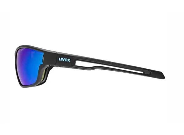 Uvex Sportstyle 806 okuliare Black Matt/Mirror Blue