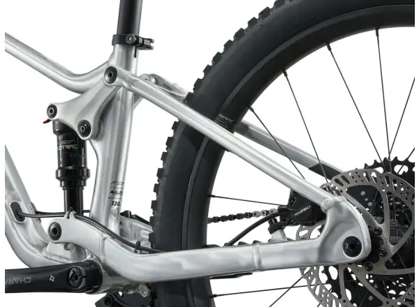 Giant Faith detský celoodpružený bicykel Raw Aluminium