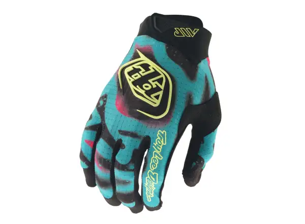 Troy Lee Designs Air Membrane detské rukavice Black / Glo Yellow