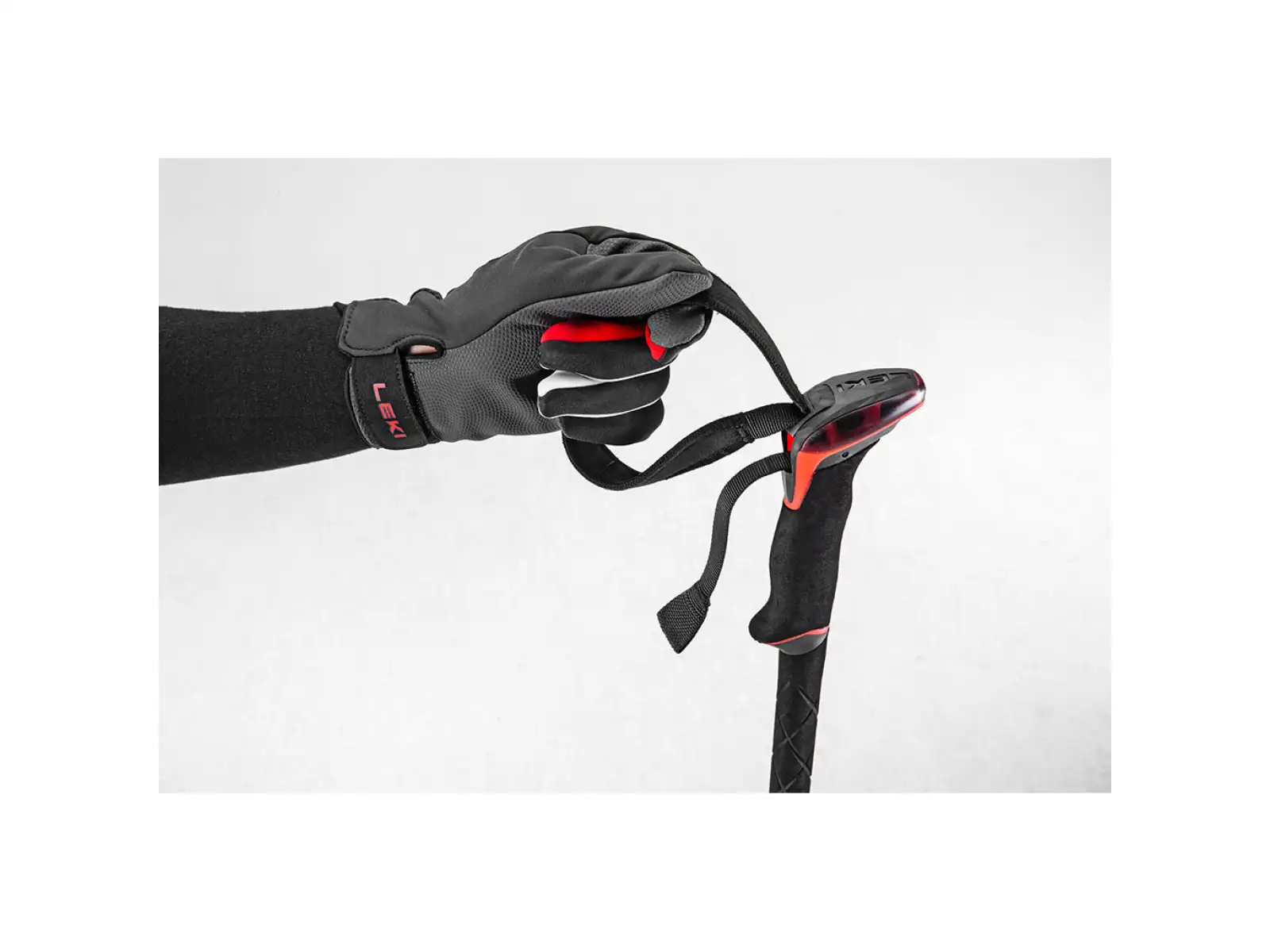 Leki Sherpa FX Carbon trekingové palice Midnight blue/Dark blue/Bright red veľ. 110 - 130 cm
