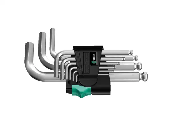 Wera 950/9 Hex-Plus 3 imbusové L-kľúče krátke chróm sada 9 ks