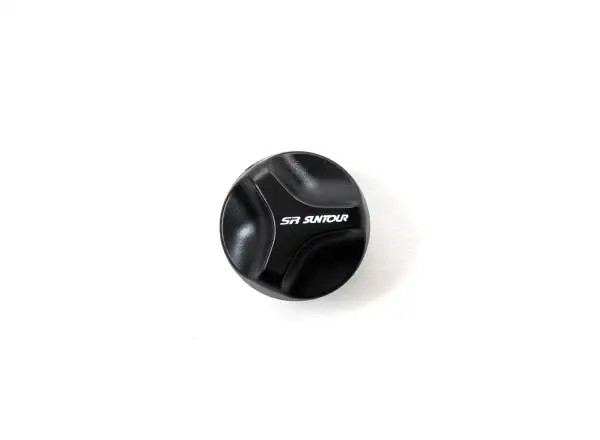 SR Suntour krytka ventilu vidlice čierna