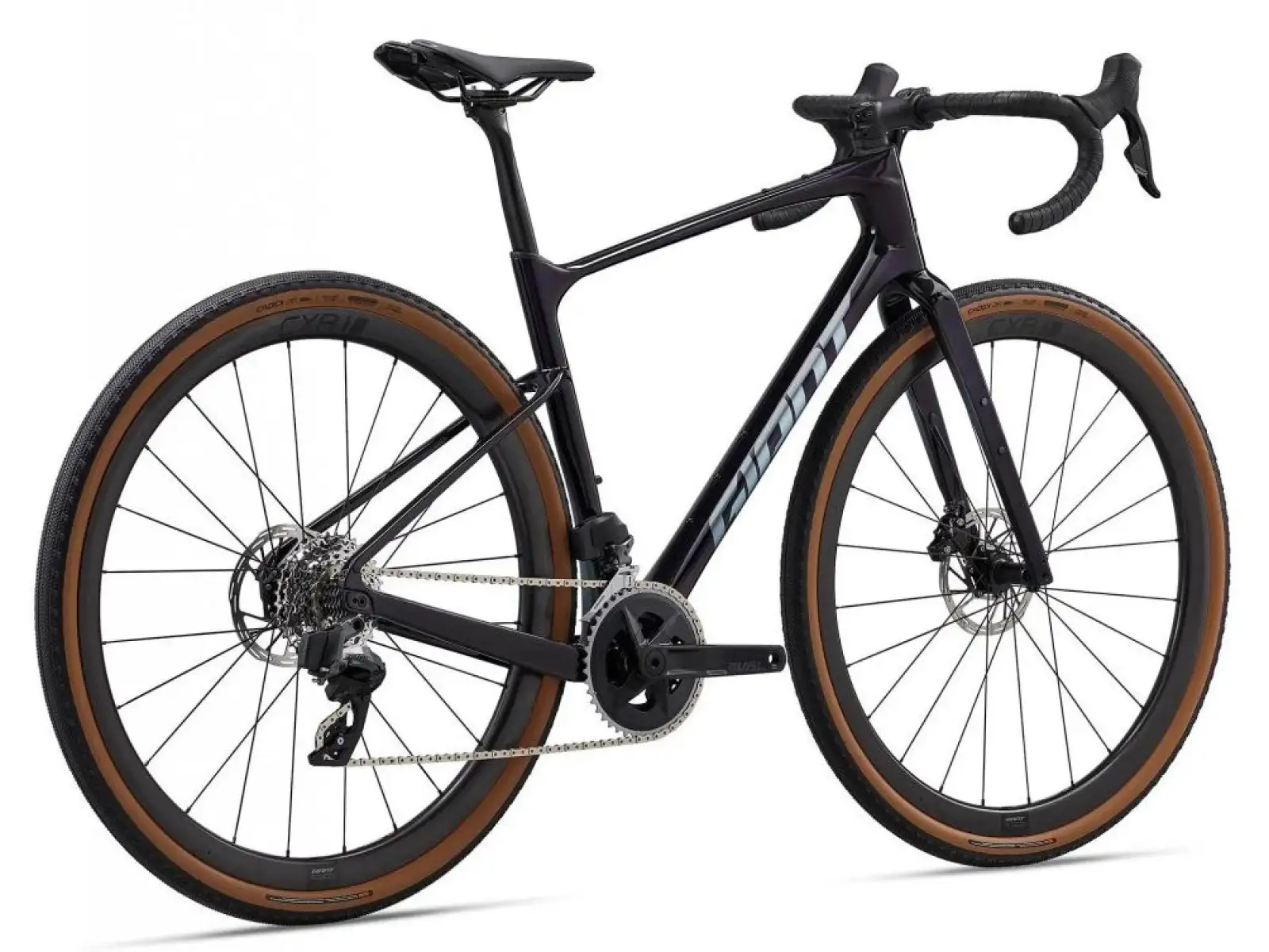 Giant Revolt Advanced Pro 1 gravel bicykel Black Currant