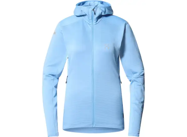 Haglöfs L.I.M Mid Multi Hood dámska mikina s kapucňou svetlo modrá