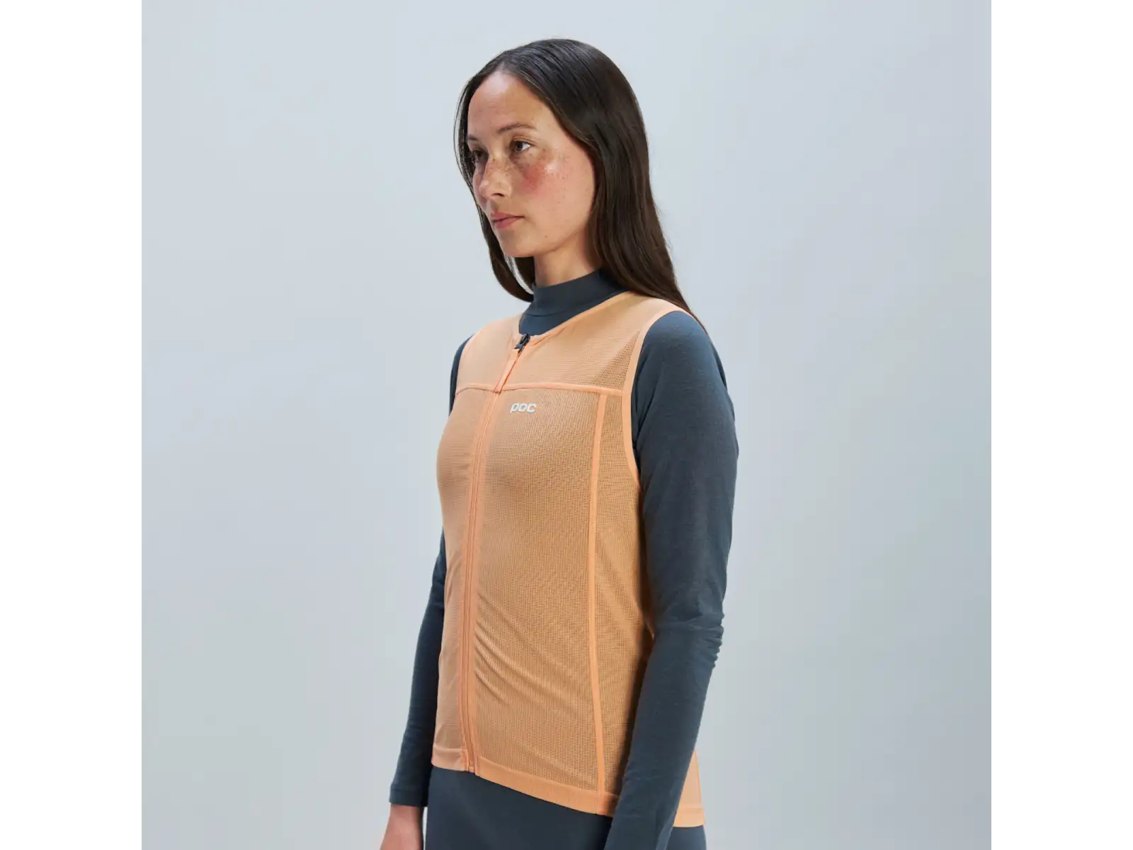 POC VPD Air Vest dámska ochranná vesta Apricot Sunstone