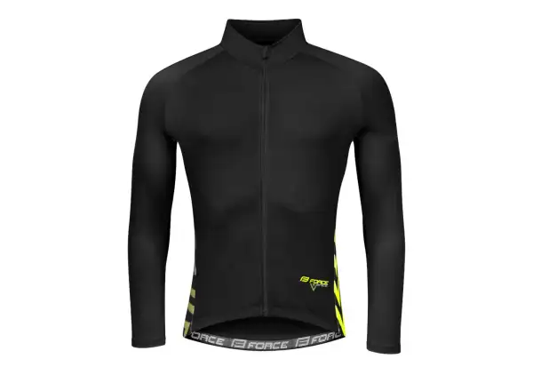 Force Spike pánsky dres dlhý rukáv čierna/fluo