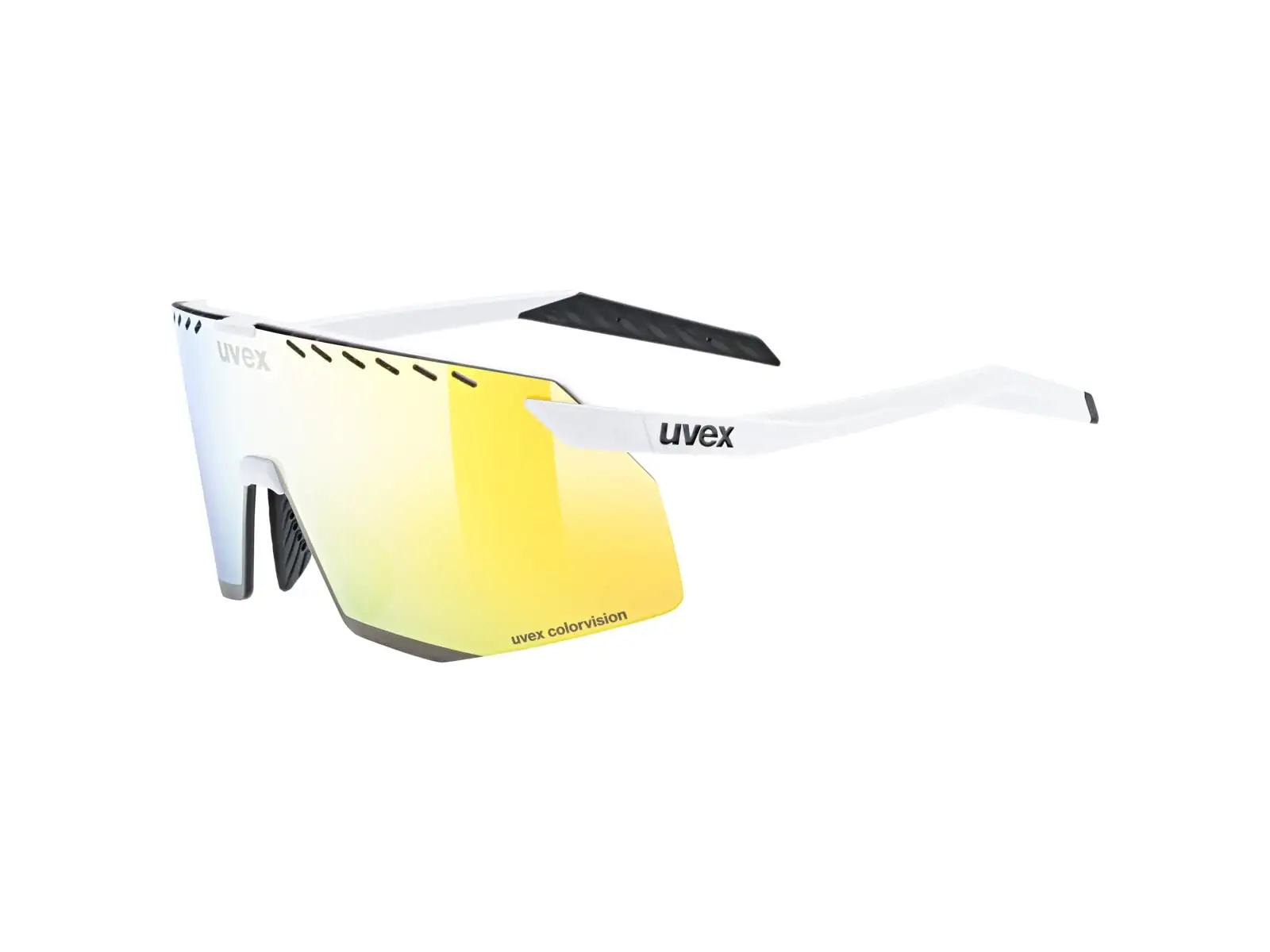 Uvex Pace Stage CV okuliare White Matt/Mir. Gold