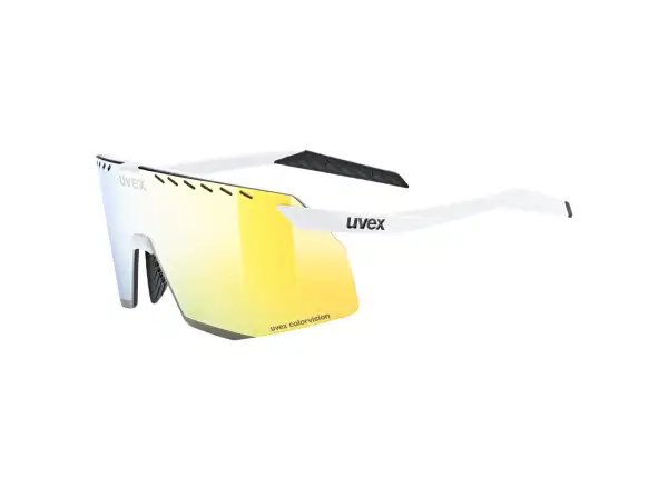 Uvex Pace Stage CV okuliare White Matt/Mir. Gold