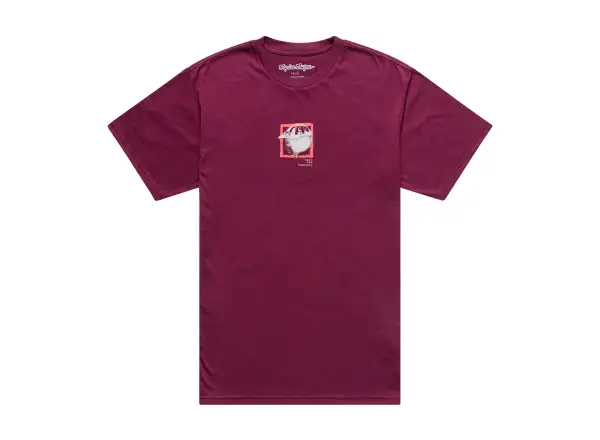 Troy Lee Designs Portrait pánske tričko krátky rukáv Sangria
