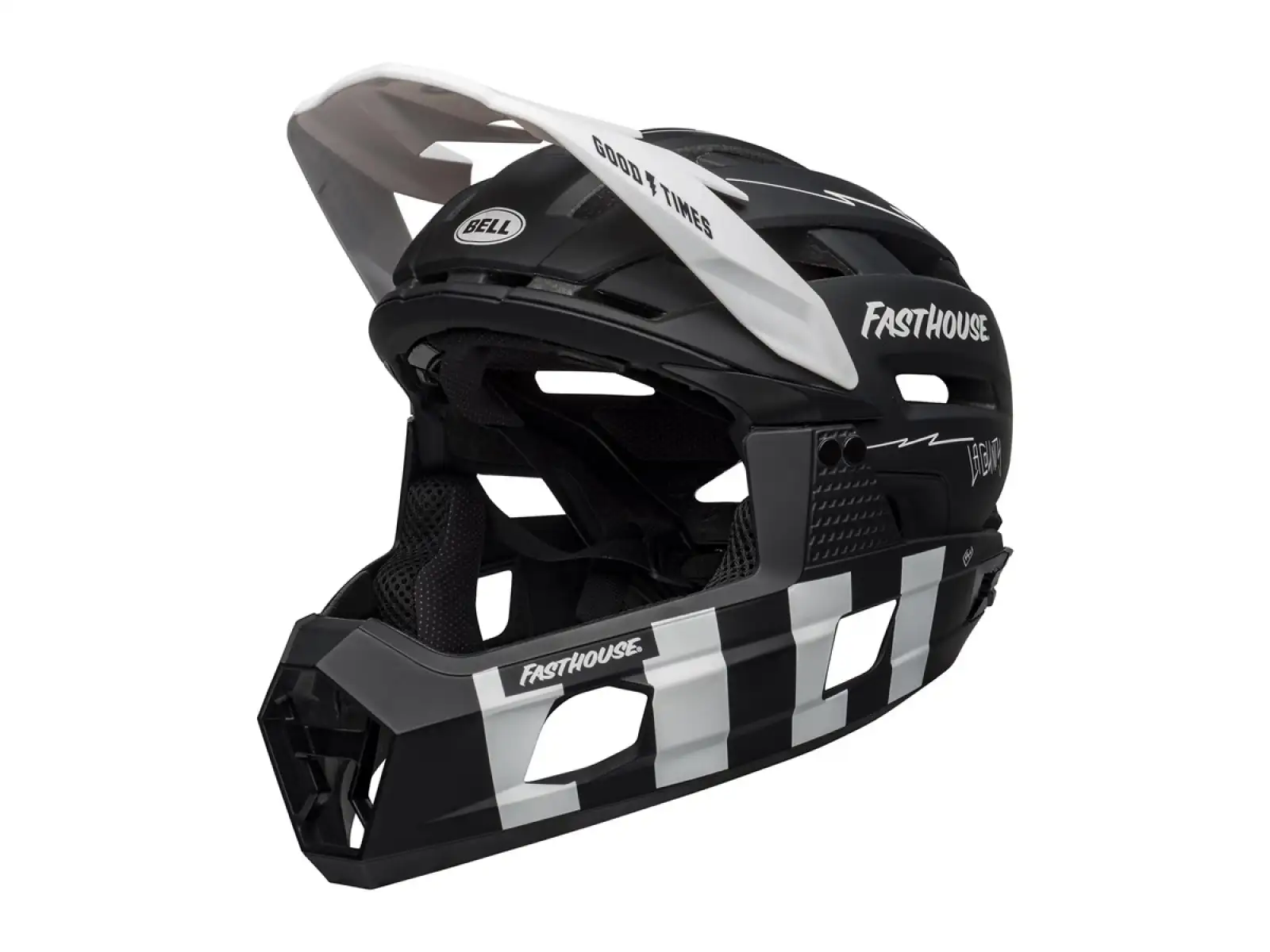 Bell Super Air R Mips prilba mat black/white fasthouse