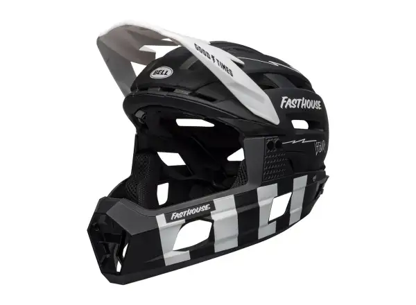 Bell Super Air R Mips prilba mat black/white fasthouse