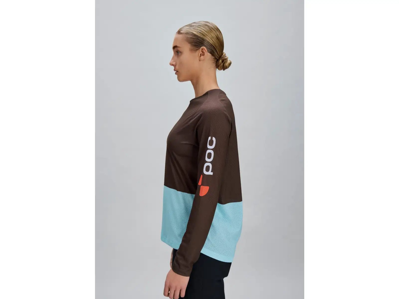 POC Motion Air dámsky dres dlhý rukáv Bronzite Brown/Lazurite Blue