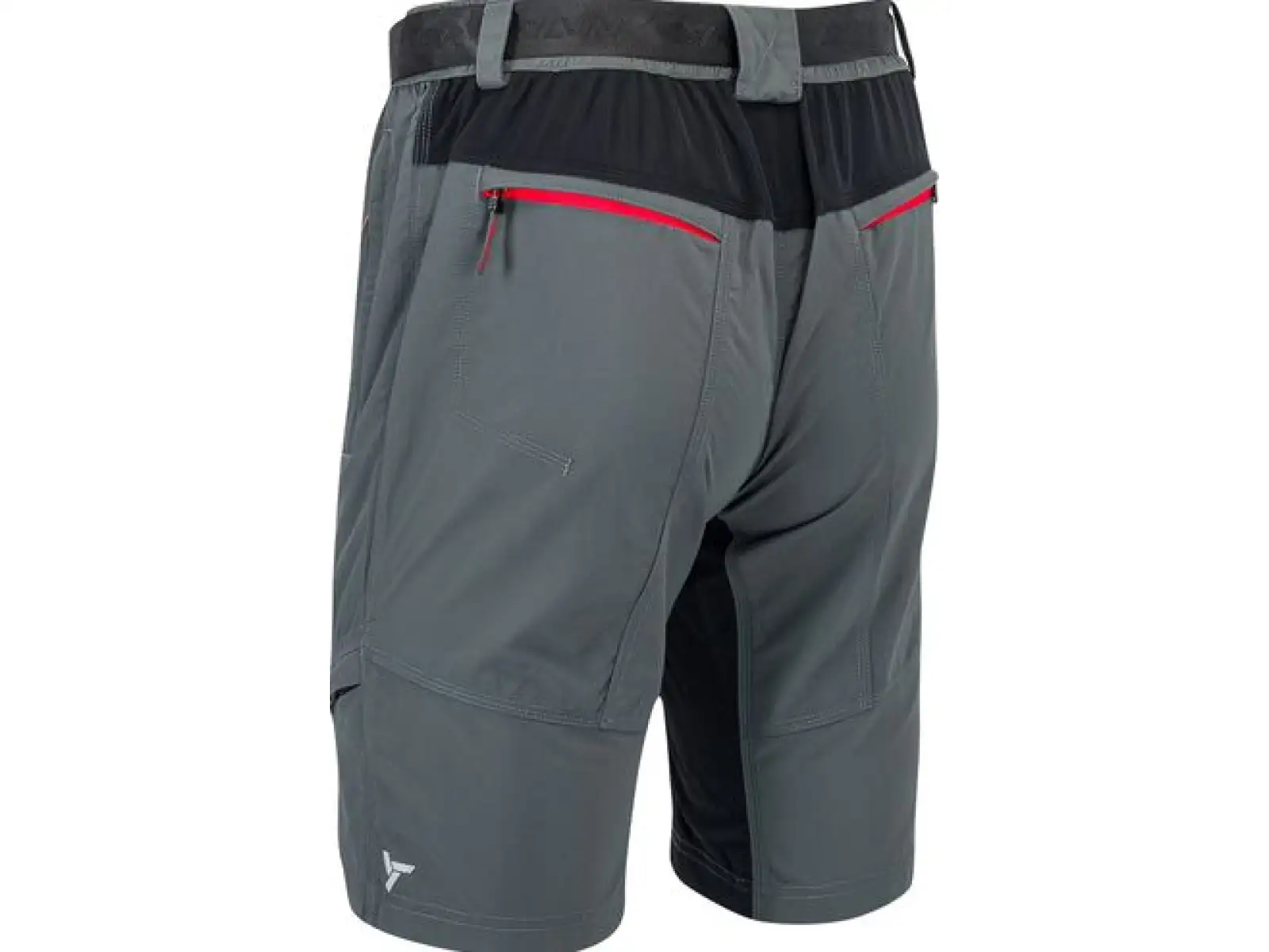 Silvini Rango pánske MTB šortky charcoal/red