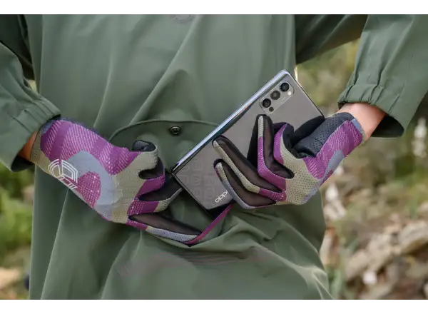 Silvini Saltaro pánske rukavice Plum/Olive